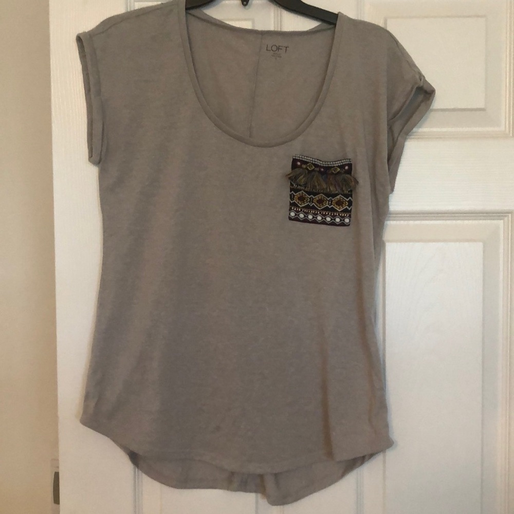 Loft embellished tee
